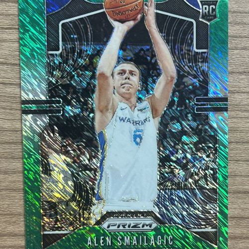 2019-20 Panini Prizm Basketball RC Alen Smailagic green shimmer like new