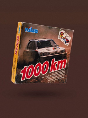 1000 Km board game in Greek, rare collectible