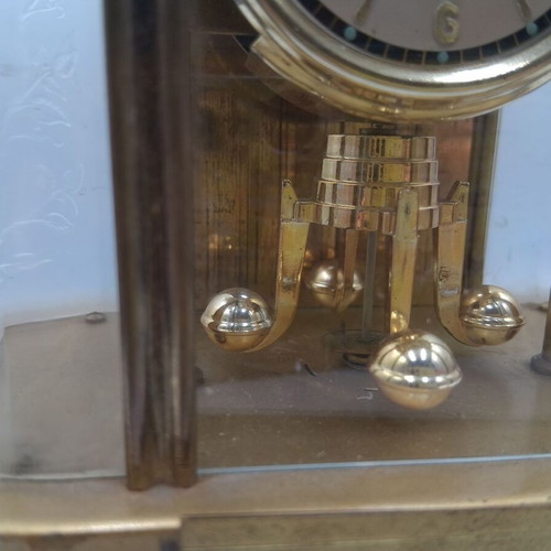Schmidt vintage mechanical 8-day table clock with music box