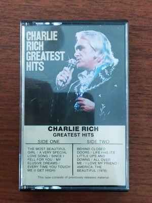 Charlie Rich Greatest Hits cassette used, country