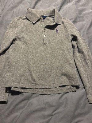 Polo shirt Ralph Lauren grey for 6 years like new