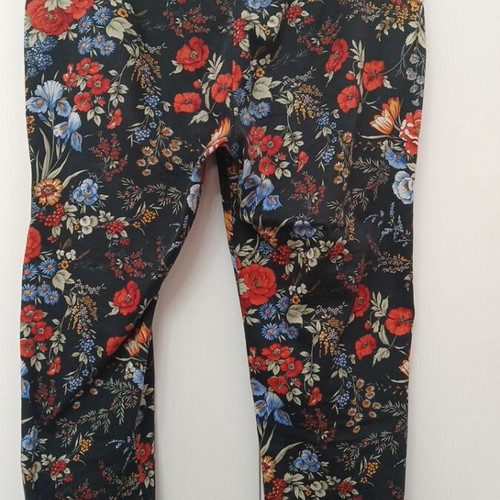 H&M 3/4 pants used, multicolor size XL