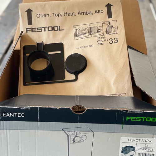 Festool CT 33 vacuum bags new, pack of 4
