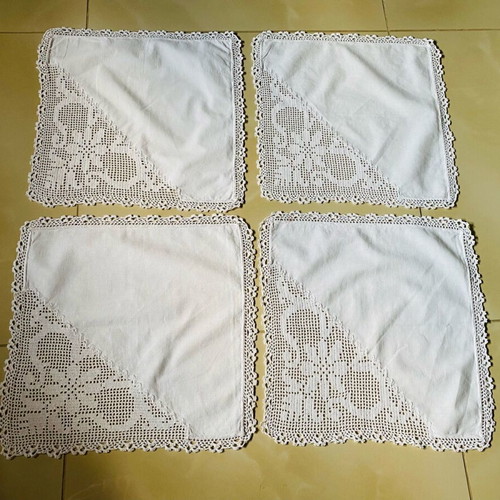 Handmade placemats like new, size 32x32
