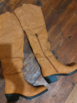 Long brown boots size 38 like new