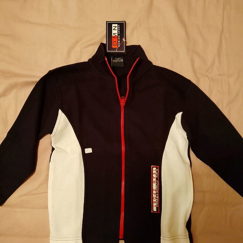DMN Sport kids athletic jacket size 4 blue new
