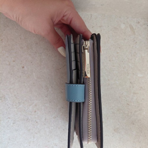 Kate Spade wallet new, turquoise with multiple card slots