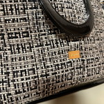 Fragola handbag like new, black and gray