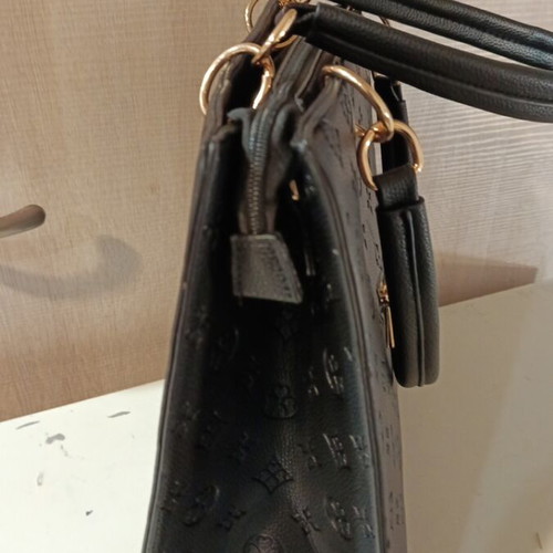 Women's shoulder bag new, large, black