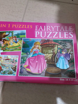 Puzzle 3 in 1 with 60 pieces like new