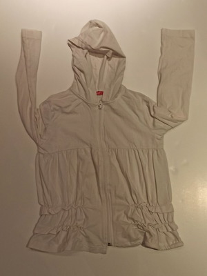 Chief children's cardigan white, thin, new, for 8 years old