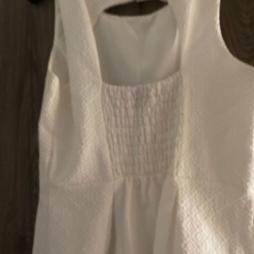 White Lui E Lei dress like new, size L, textured fabric