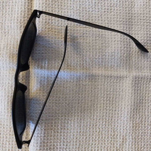 Solo-Solis NDL1922 sunglasses new, black with horn-rimmed front