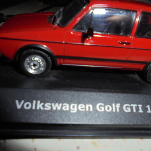 Volkswagen Golf GTI 1976 red miniature car new