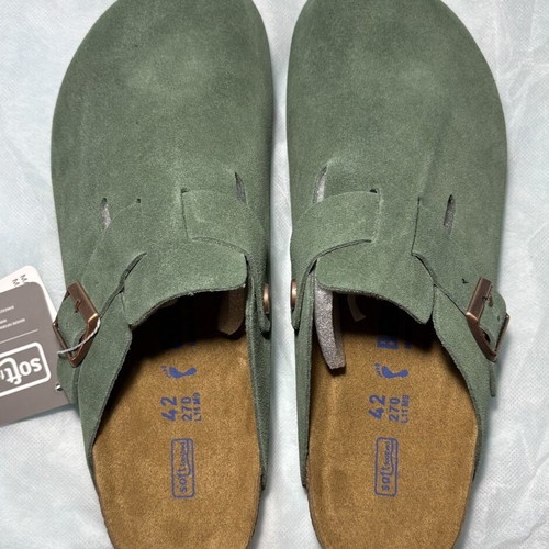 Birkenstock Boston Thyme Suede Clogs like new, size 42