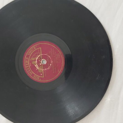 His Master’s Voice 78 RPM Record used, laiko