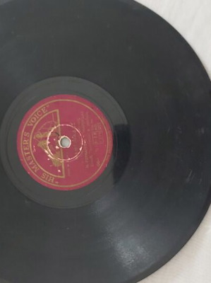 His Master’s Voice 78 RPM Record used, laiko