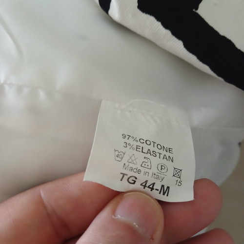 Italian women's jacket medium with black and white abstract design like new