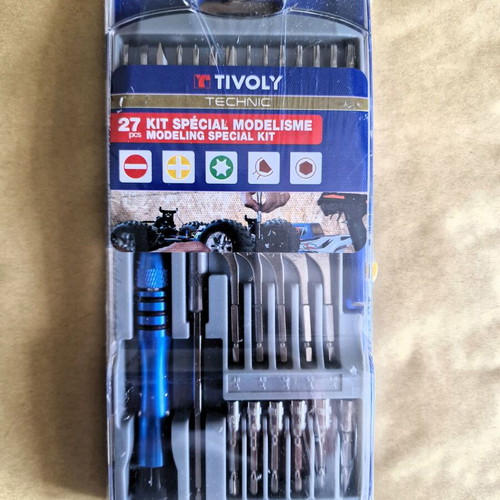 Tivoly 27-Piece Precision Modeling Tool Kit New