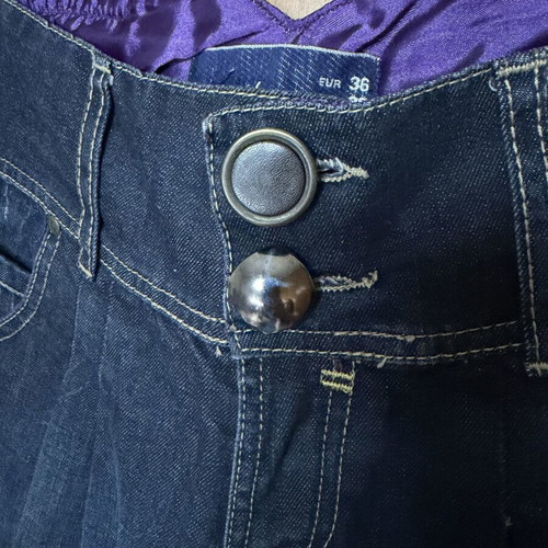 Denim shorts Stradivarius high-waisted, like new, size S
