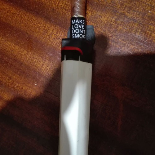 Vintage prank lighter used Greek made Ouzounis 80s