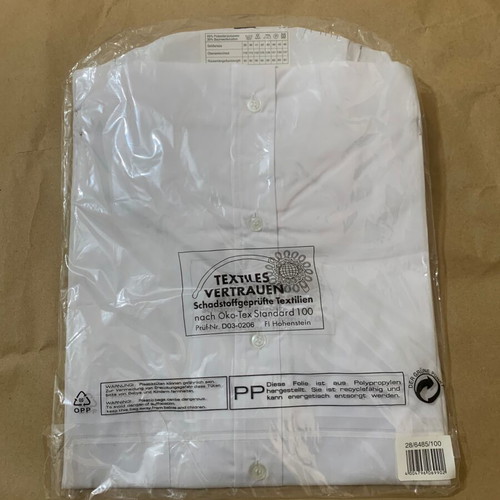 Men's short-sleeve shirt size 43 new