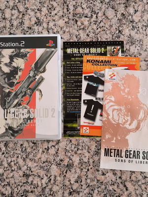 Metal Gear Solid 2 Sons of Liberty PS2 game PAL