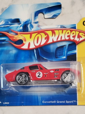 Hot Wheels 2007 Chevrolet Corvette Grand Sport κόκκινο καινούργιο, σφραγισμένο με ραγισμένο μπλιστερ