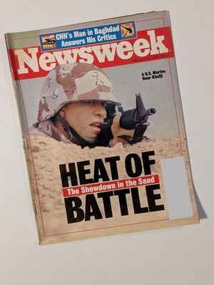 Περιοδικό Newsweek 11 Φεβρουαρίου 1991, Heat of Battle, Πόλεμος του Κόλπου