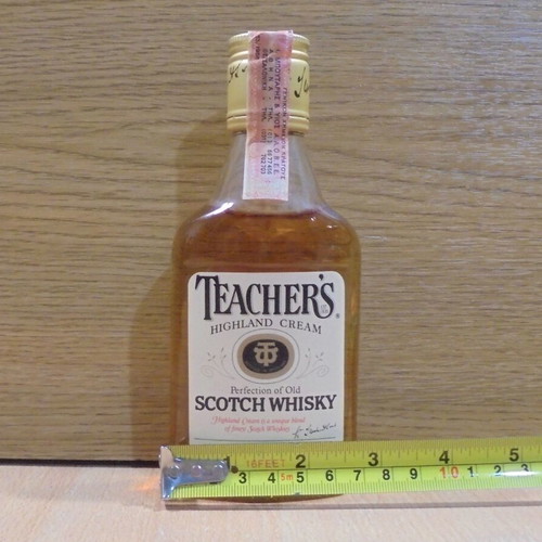 Teacher's Scotch Whisky old sealed bottle 187.5ml like new