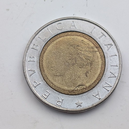 Centenario Banca D'Italia 500 Lira commemorative coin 1993