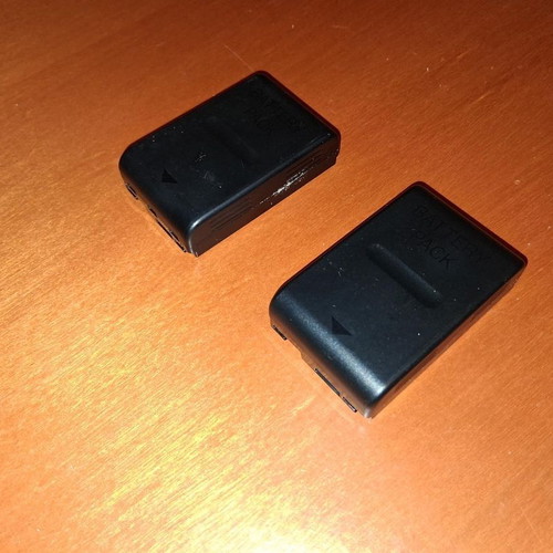 Panasonic camera batteries used, set of 2 pieces