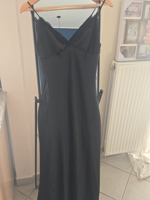 Long lingerie dress black, new, size medium