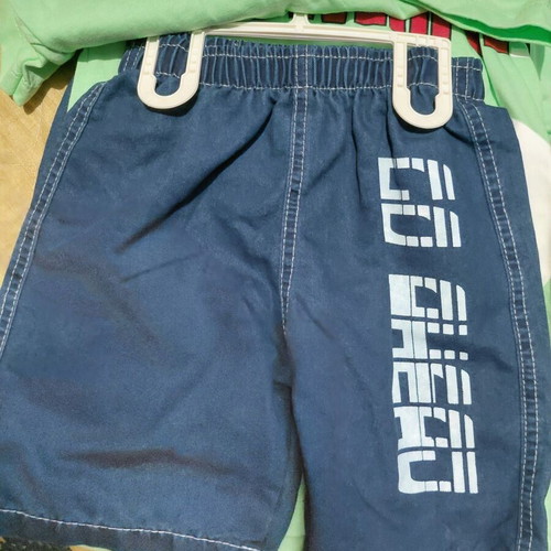 Set with shorts new, sizes 5, 6 and 7, green