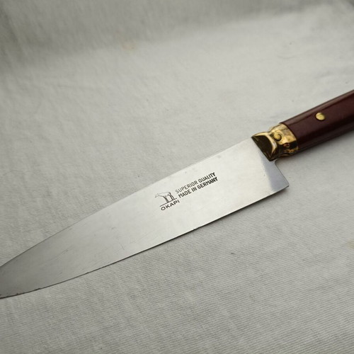 Okapi Chef Knife Vintage Genuine Germany Bakelite Handle 1980s