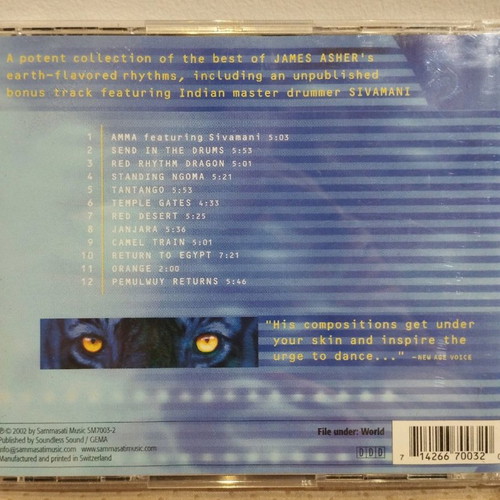 James Asher Shaman Drums CD used, electronic