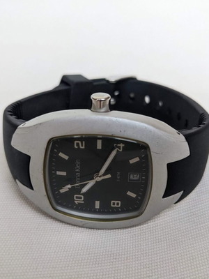 Donna Klein wristwatch used, waterproof with rubber strap