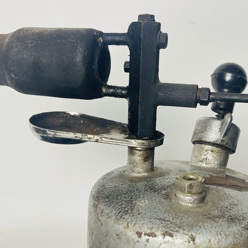 Vintage Industrial Blowtorch Soviet-Style collectible, used