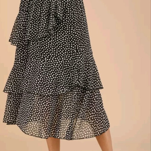 Polka Dot Skirt black and white, like new, size M