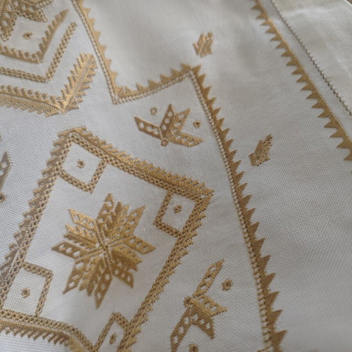 Lefkadian embroidery set of three pieces, handmade, new