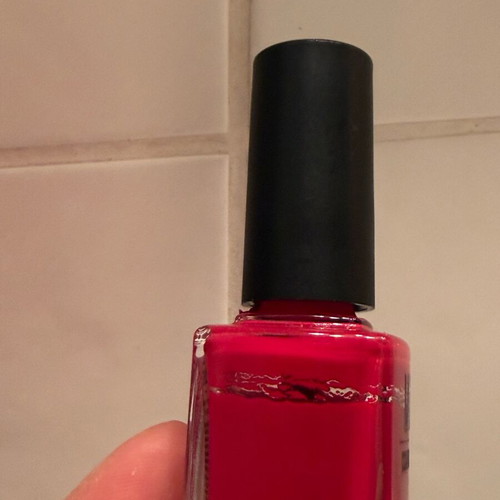 MIA nail polish Paris Ruby slightly used