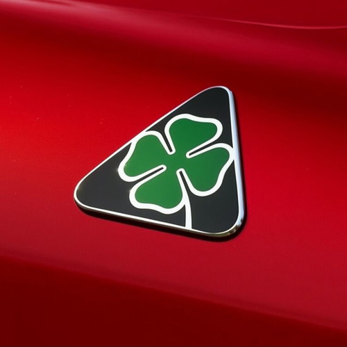 Alfa Romeo aluminum four-leaf clovers new