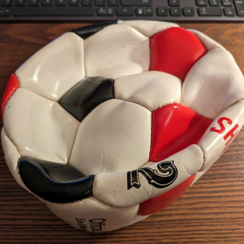 Carousel football ball new, gift from 80s-90s