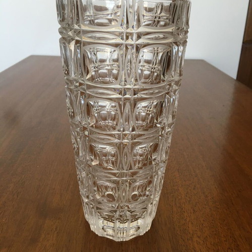 Crystal vase vintage 1980s like new