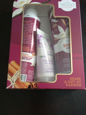 Gift box shower gel, hand cream and body milk new