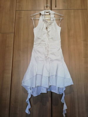 White dress Grama like new, size Medium