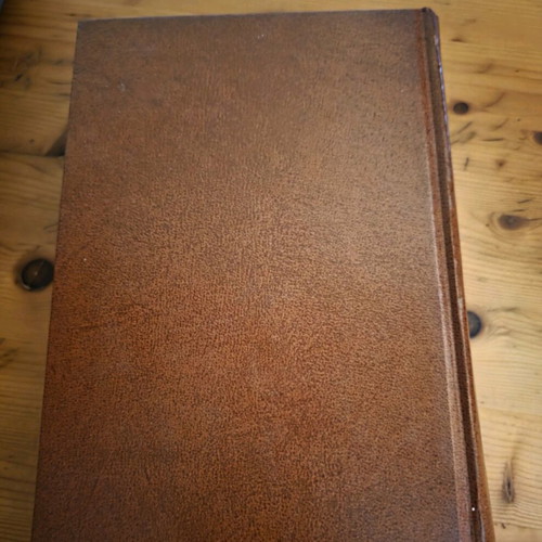 Leather-bound books used from 1970-72 for collectors