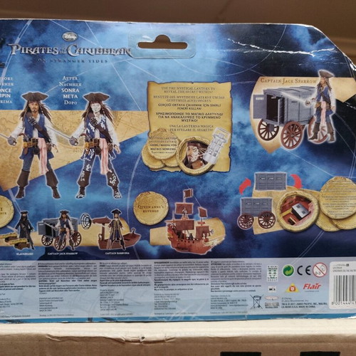 Disney Pirates of Caribbean Captain Jack Sparrow Battle Pack with wagon
