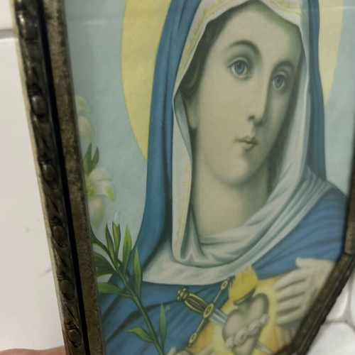 Печат на Светото сърце на Мария Богородица употребяван, викторианска епоха