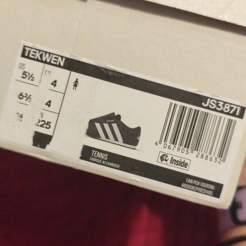 Adidas αθλητικά παπούτσια καινούργια, μέγεθος 36,5, μαύρο και άσπρο